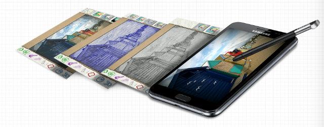 Aplicación Paper Artist en Samsung Galaxy Note