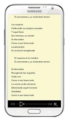 Aplicación de Jorge Drexler para Samsung Apps