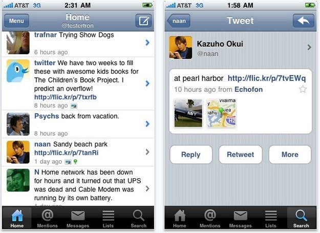 Echofon para iPhone 5