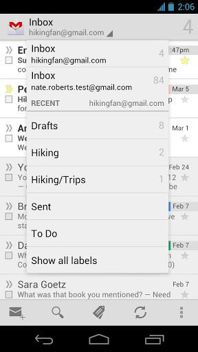 Nueva versión Gmail 4.2