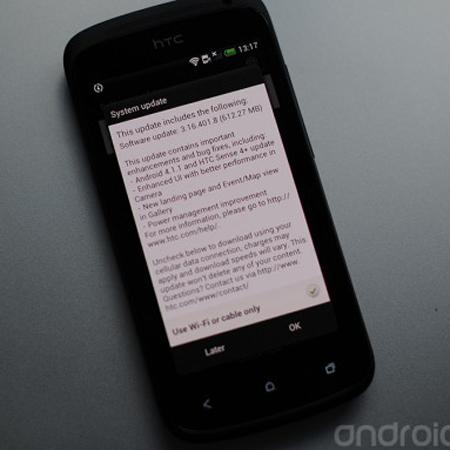 HTC One S con Jelly Bean, Android 4.1.1
