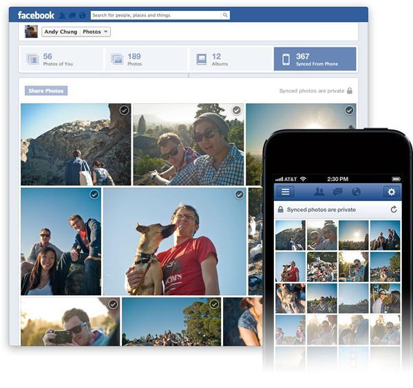 Photo Sync en la aplicación de Facebook en Android e iOS