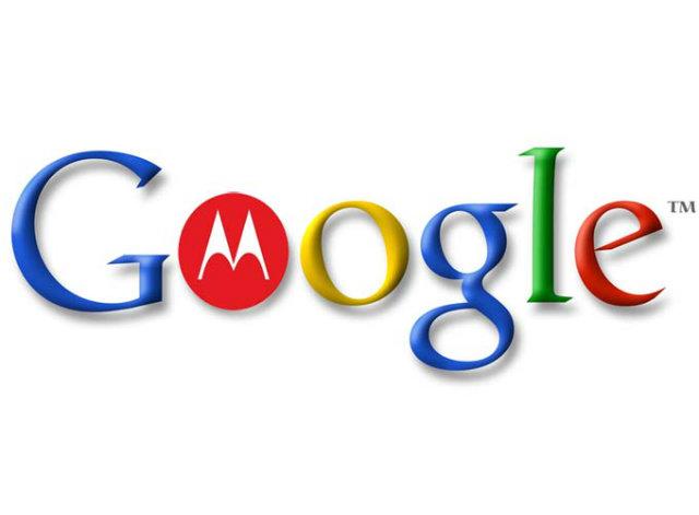 Logo de de la compañía Google con Motorola