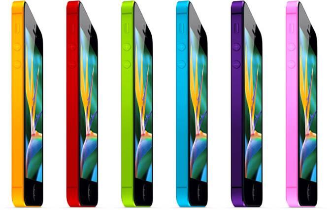 iPhone de Apple de colores