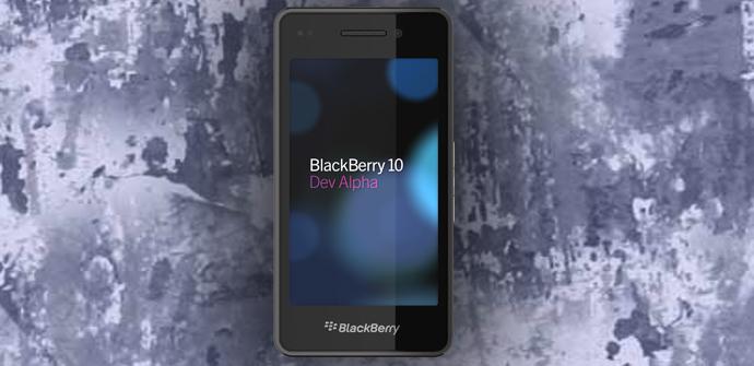 Teléfono BlackBerry 10 Dev Alpha