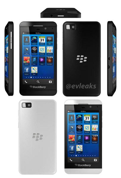 BlackBerry Z10 en blanco
