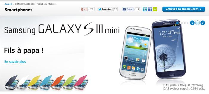 Samsung Francia anuncia nuevos colores para el Galaxy S3 Mini