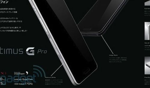 Diseño del Optimus G Pro