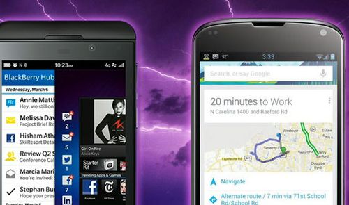 Comparativa Nexus 4 VS BlackBerry Z10