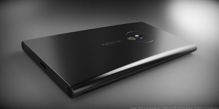 Nokia Lumia 999 Concept Phone, vista posterior