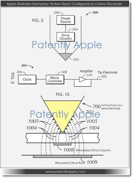 Esquema de la patente solicitada por Apple