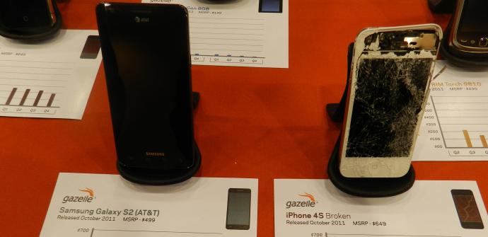 iphone 4S más caro que un Galaxy S2 en buen estado