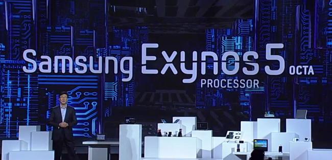 Presentación del procesador Samsung Exynos 5 Octa en el CES