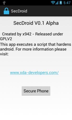 SecDroid-for-Android-Security