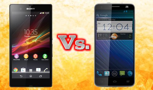 Comparativa de ZTE Grand S y Sony Xperia Z
