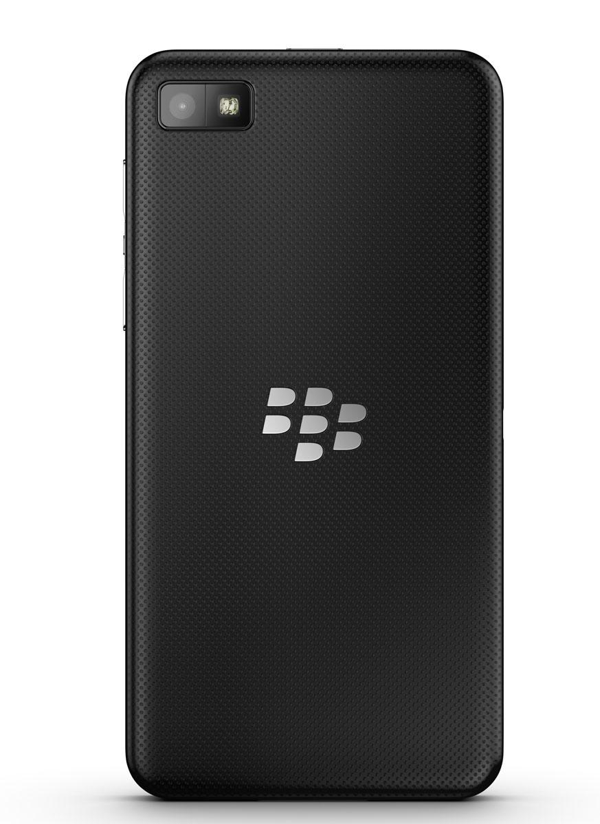 BlackBerry Z10 negro vista trasera
