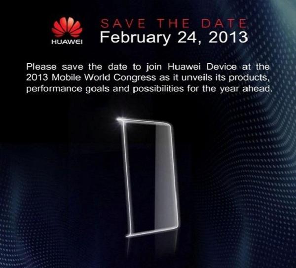 Invitación de la compañía Huawei para el MC