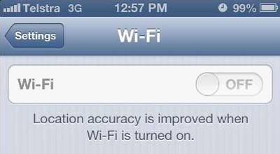 Problemas con el botón Wi-Fi de los iPhone