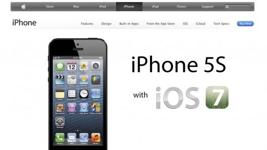 Teléfono 5S e iOS7