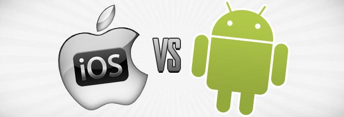 Logotipos de iOS y Android