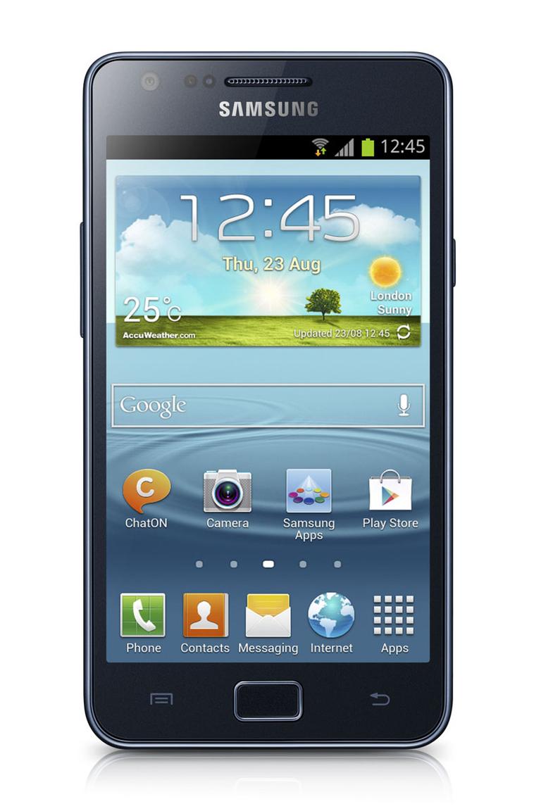 Samsung Galaxy S2 Plus de color negro