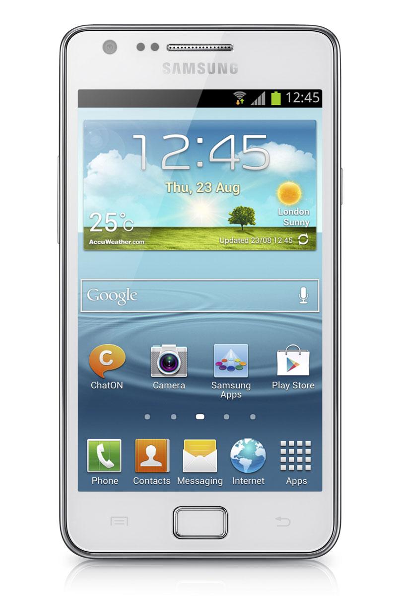 Samsung Galaxy S2 Plus de color blanco