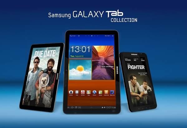 Gama de tablets Samsung Galaxy Tab