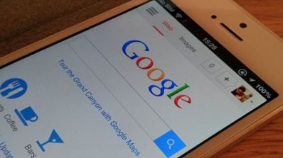 Buscador de Google en iPhone