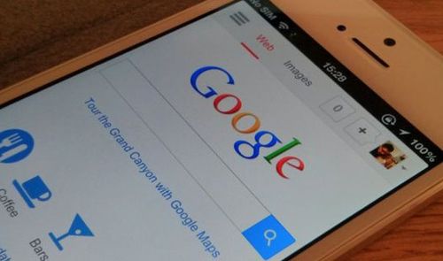 Buscador de Google en iPhone