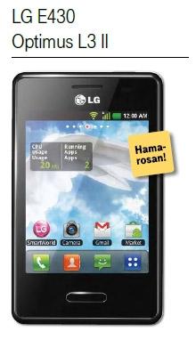 Teléfono LG Optimus L3 2
