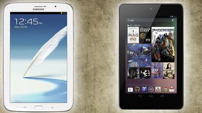Samsung Galaxy Note 8 vs Nexus 7