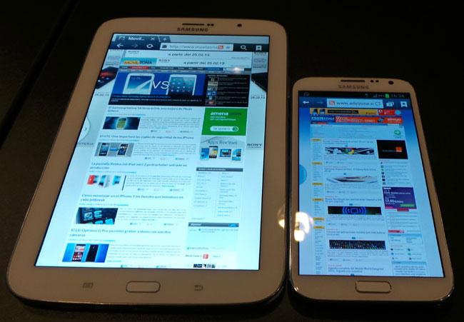 Samsung Galaxy Note 8 contra Samsung Galaxy S3