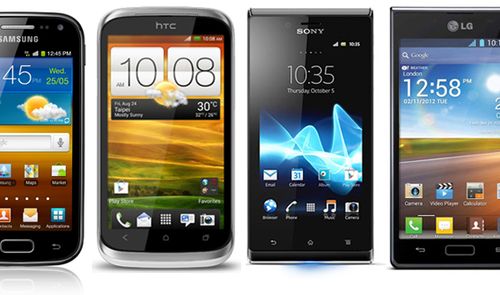 Cuatro teléfonos Android que cuestan unos 200 €