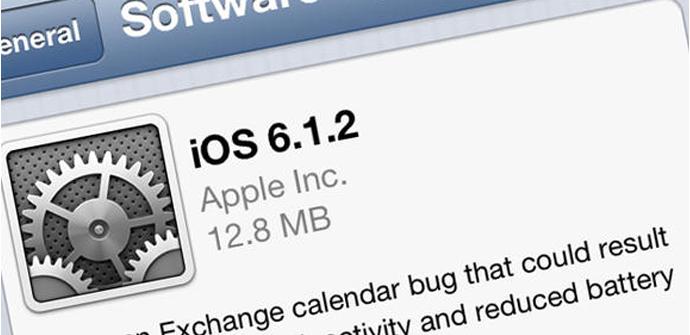 Lanzamiento de iOS 6.1.2
