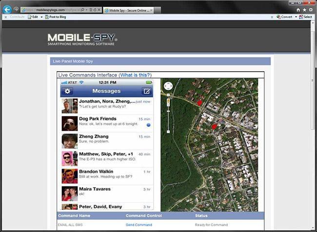 Mobile Spy para iPhone 5