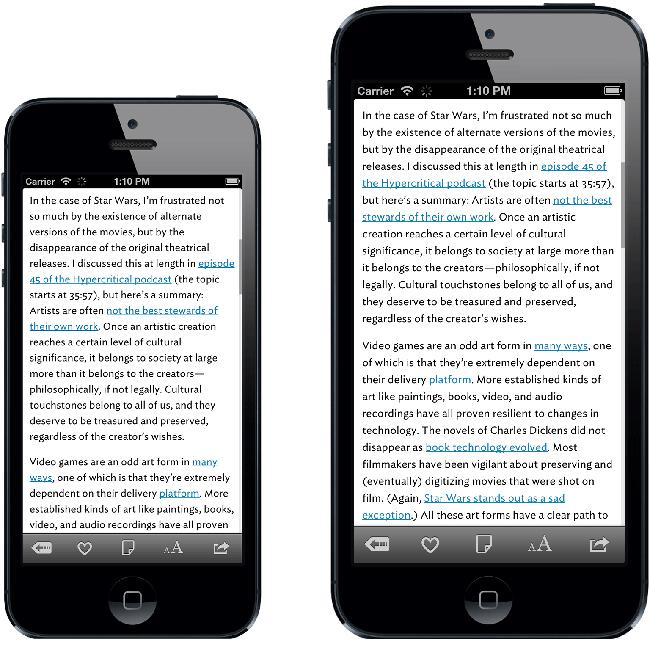 Hipotética pantalla del iPhone Phablet o iPhone Plus