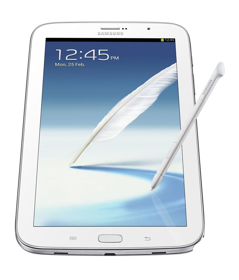 Samsung Galaxy Note 8 blanco con lapiz