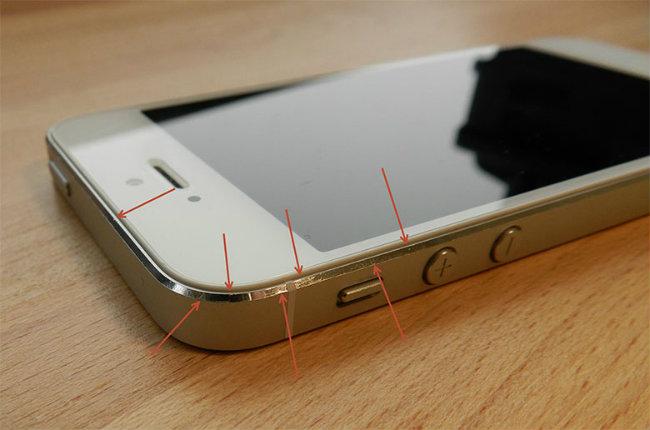 Desperfectos en un iPhone 5