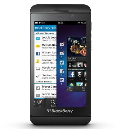 BlackBerry Z10 en negro