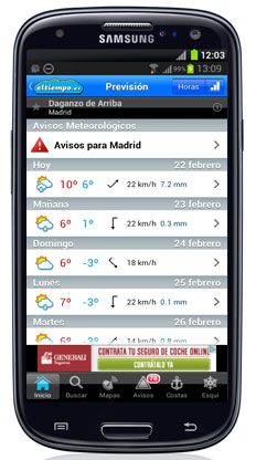 Previsiones completas eltiempo.es