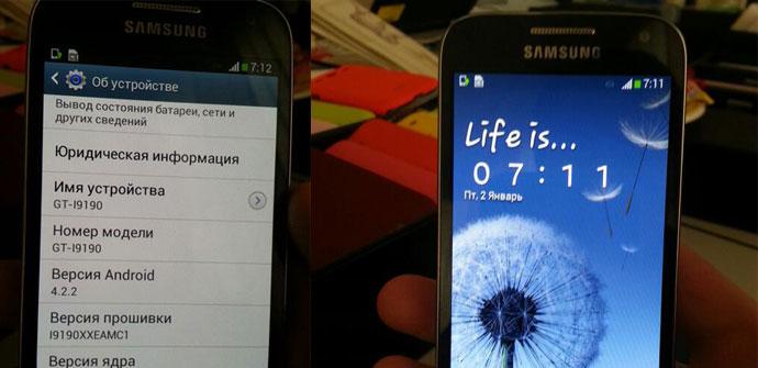 Primera imagen del Samsung Galaxy S4 Mini