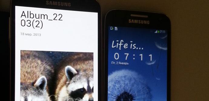 Imagen del teléfono Samsung Galaxy S4 Mini