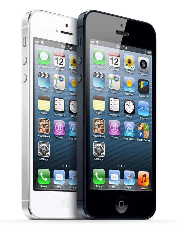 iPhone 5 blanco y negro