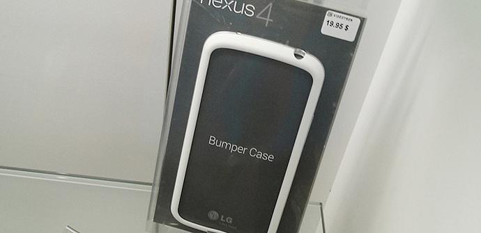 El Nexus 4 con carcasa Bumper en blanco