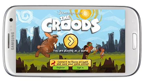Inicio del juego The Croods