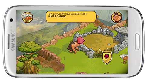 Interfaz del juego The Croods