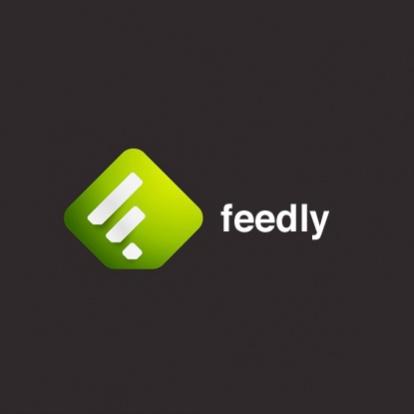 Logo de Feedly