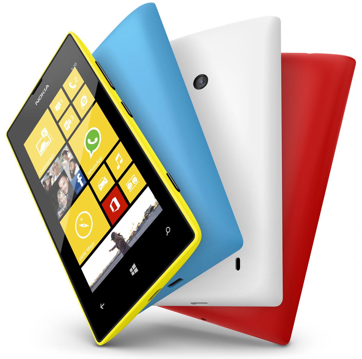 Nokia Lumia 520 en varios colores