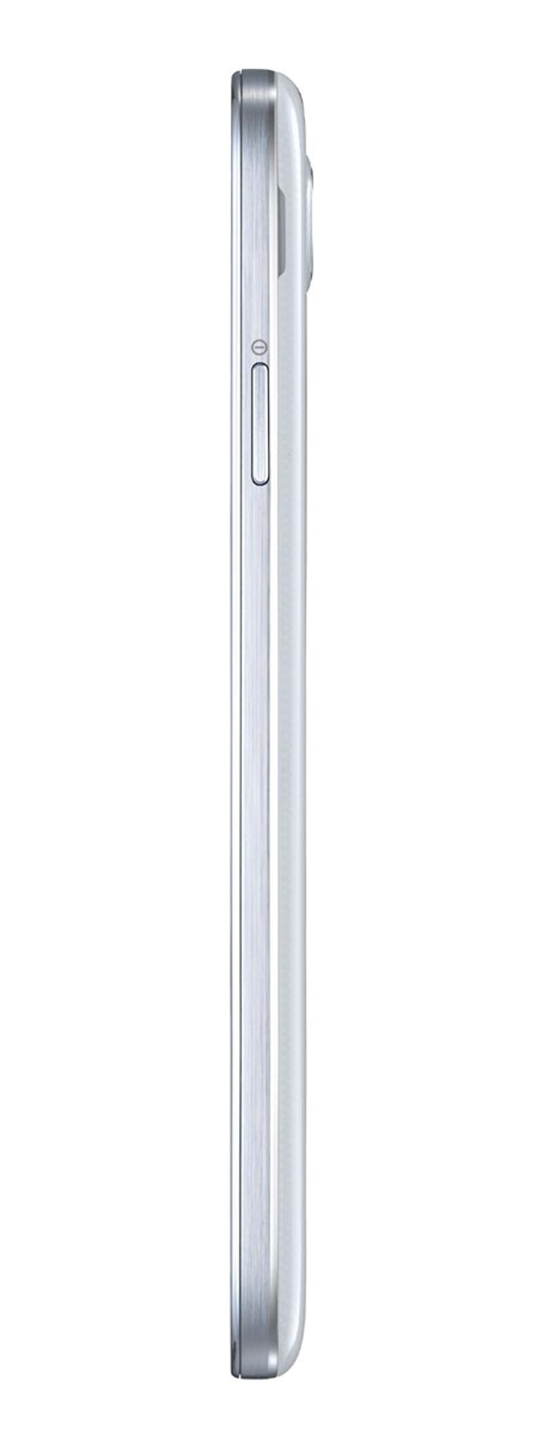 Samsung Galaxy S4 blanco de perfil