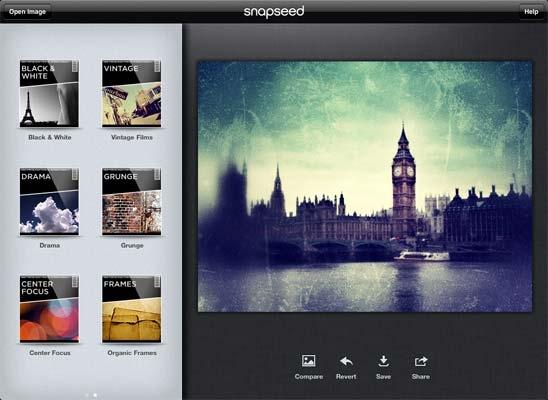 Aplicación Snapseed